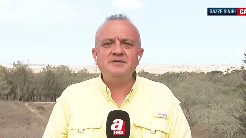 A Haber Gazze sınırında! Canlı yayında patlama sesleri