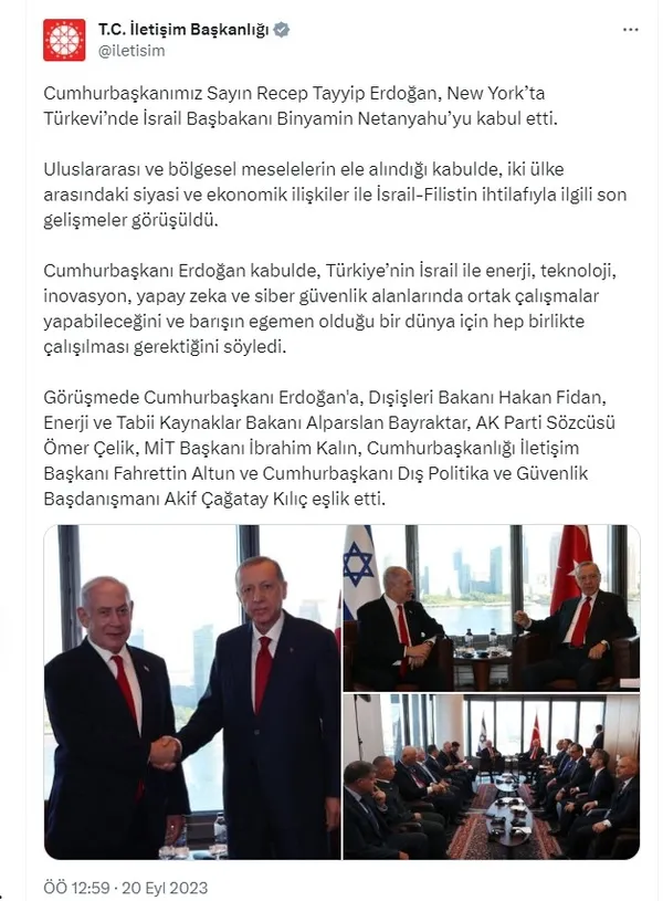 baskan-erdogan-abdde-israil-basbakani-binyamin-netanyahu-ile-gorustu-1695160955386.jpg Başkan Erdoğan, ABD’de İsrail Başbakanı Binyamin Netanyahu ile görüştü: Ülkemiz ve bölgemiz için hayırlı vesile olsun