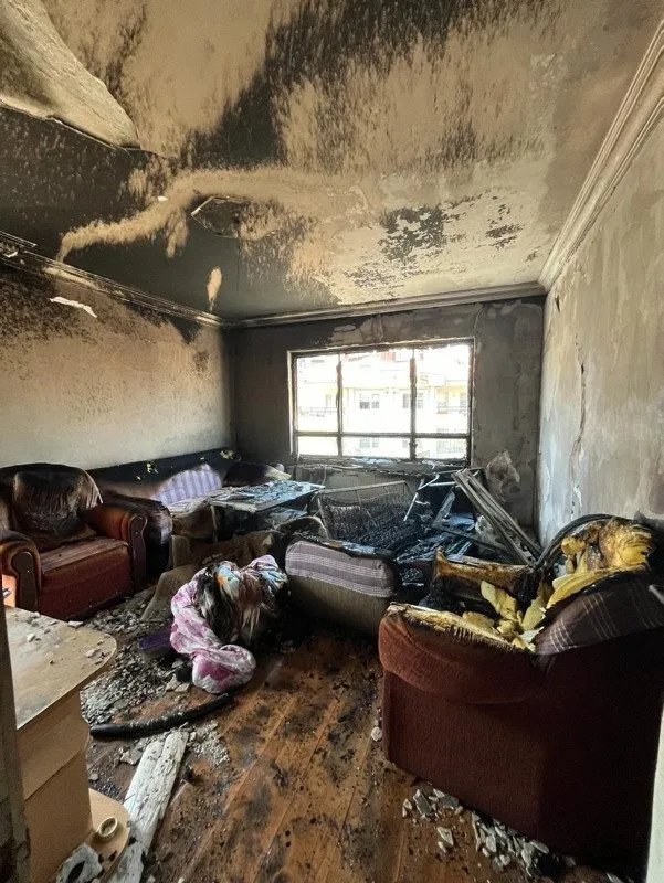 Mahkemenin tahliye kararı sonrası evi ateşe verdi! 1,5 yılda kirasını sadece 2 kez ödedi