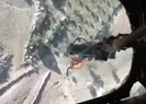 A Haber yangın söndürme helikopterinde!