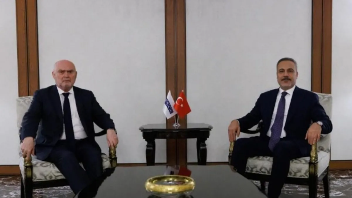 Bakan Fidan AGİT Genel Sekreteri ile görüştü!