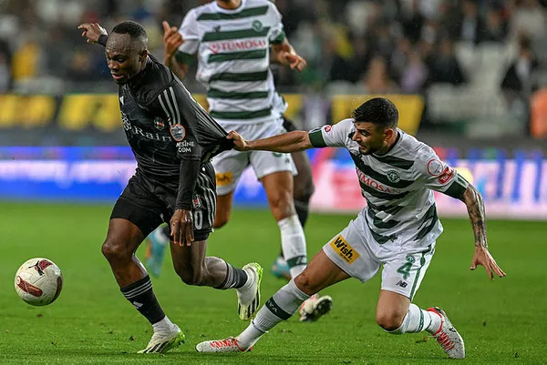 Kartal kanatlandı! Konyaspor 0-2 Beşiktaş MAÇ SONUCU