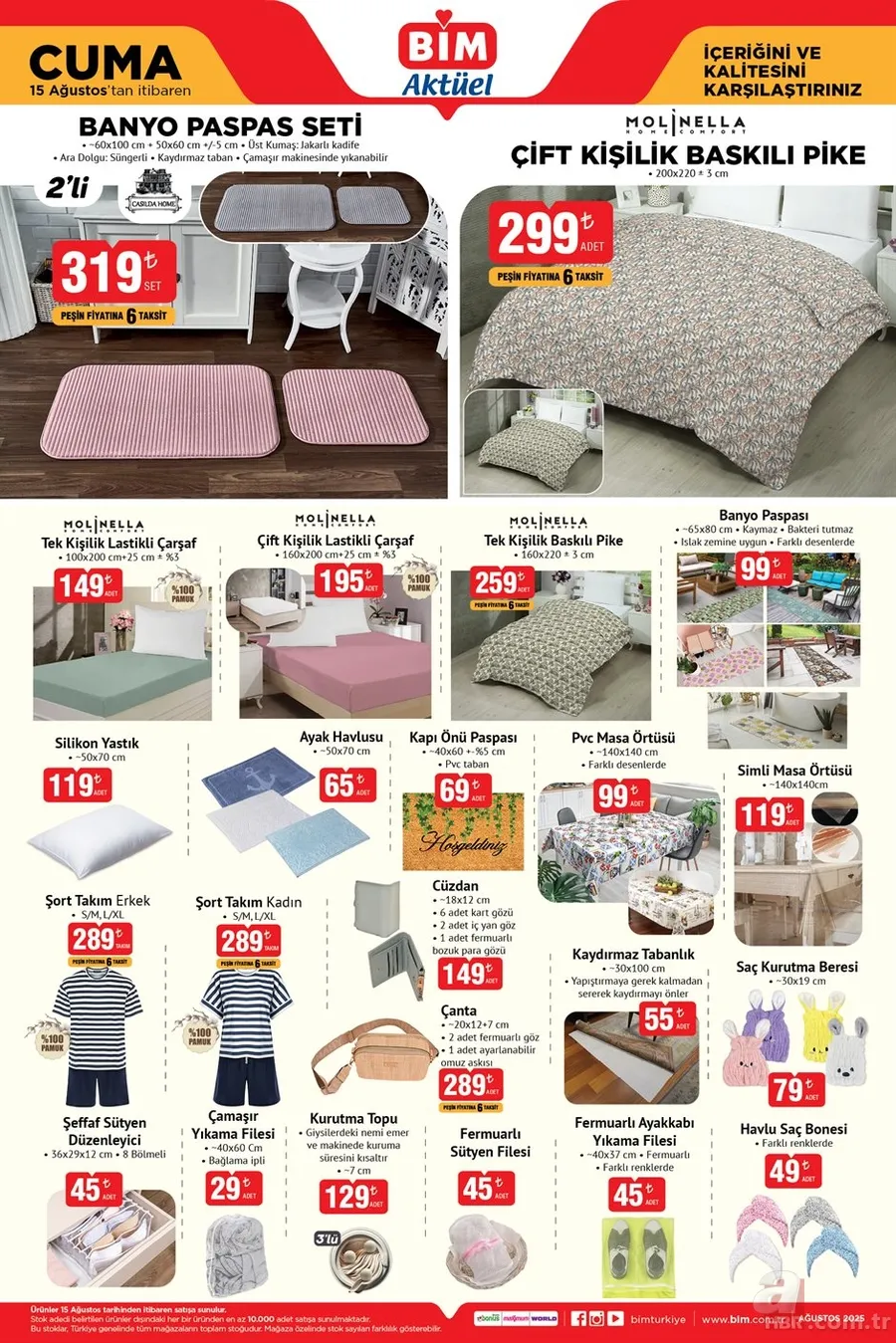 15 AĞUSTOS BİM AKTÜEL KATALOG: Bu hafta hangi ürünler indirimde? Stanley termos ve ankastre set BİM’de şok fiyatla satışta 4