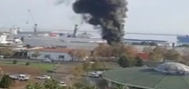Son dakika: Samsun Limanı’nda korkutan patlama! Valilik patlamanın nedenini açıkladı