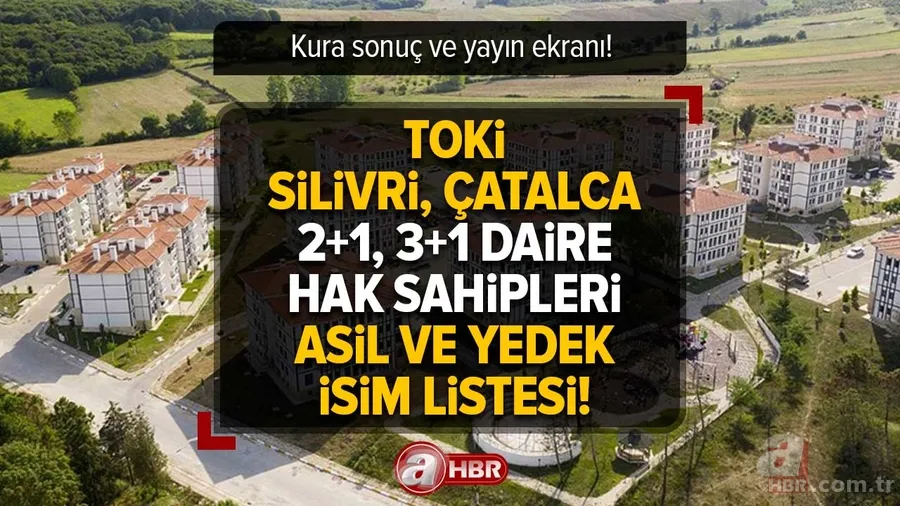TOKİ Silivri Çekilişi Canlı Yayın 30 Mart | Silivri, Çatalca 2+1, 3+1 daire Hak sahipleri Asil ve Yedek İsim Listesi! TOKİ kura sonuç ekranı 1