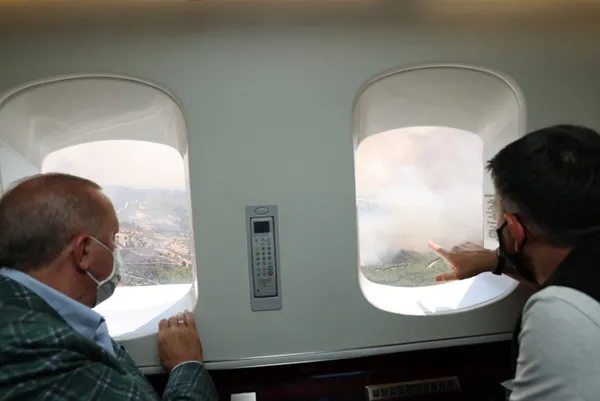 Son dakika: Başkan Erdoğan afet bölgesinde! Antalya ve Marmaris'te incelemelerde bulundu - 6