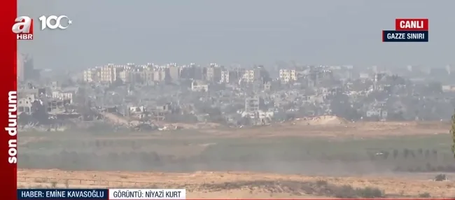 İsrail’in Gazze katliamında 33. gün! A Haber çatışma bölgesinde
