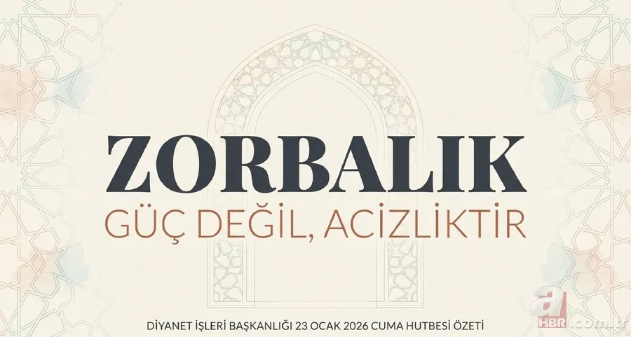 23 Ocak Cuma Hutbesi paylaşıldı! Diyanet akran zorbalığına karşı toplumsal çağrı yaptı 4