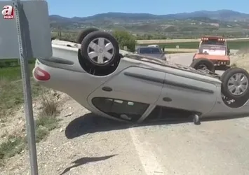 Hisarcık’ta trafik kazası: 1 yaralı