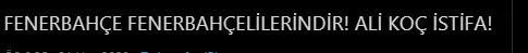 Fenerbahçe taraftarından Ali Koç'a istifa çağrısı 13