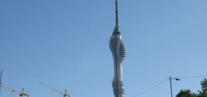 Son dakika: Yeni Çamlıca kulesinde yangın