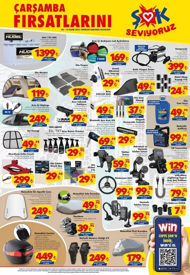 ŞOK 14 Kasım aktüel ürünler kataloğu! ŞOK’ta bu hafta ev hanımlarına, otomobil tutkunlarına ve teknoloji severlere özel ürünler yer alıyor
