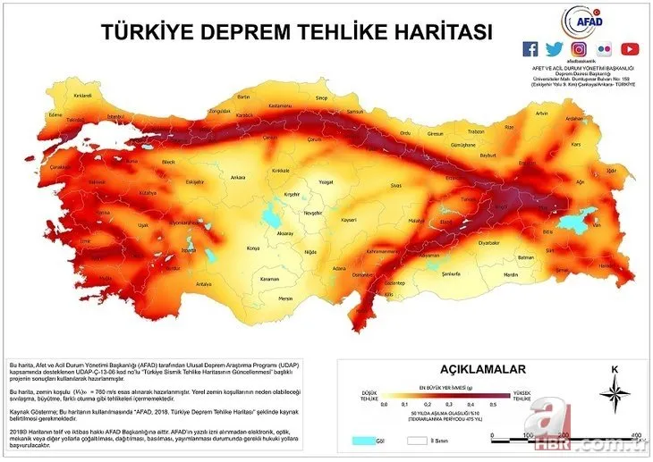Belli oldu, 3. dereceden deprem riski taşıyan yerler! 45 il 110 ilçede diri fay var! Sorgulama ekranı açıldı! İstanbul ve Ankara’da yok ama...
