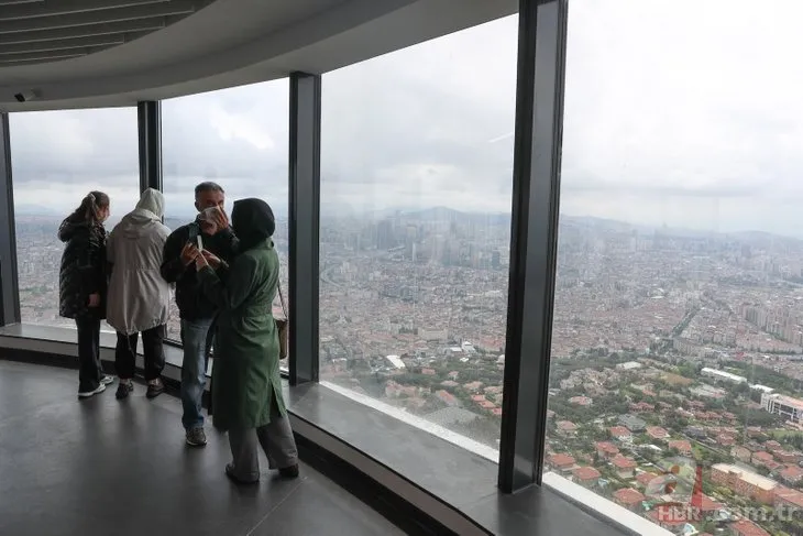 İstanbul’un yeni sembolü Çamlıca Kulesi kapılarını ziyaretçilerine açtı! Manzarası mest etti