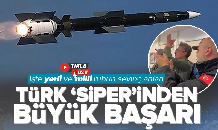 SİPER hava savunma sisteminden bir başarı daha! Savunma Sanayii Başkanı İsmail Demir duyurdu