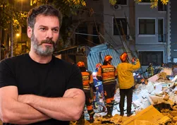 Umut Özkan ve eşi büyük panik yaşadı: Karşılarındaki bina çöktü
