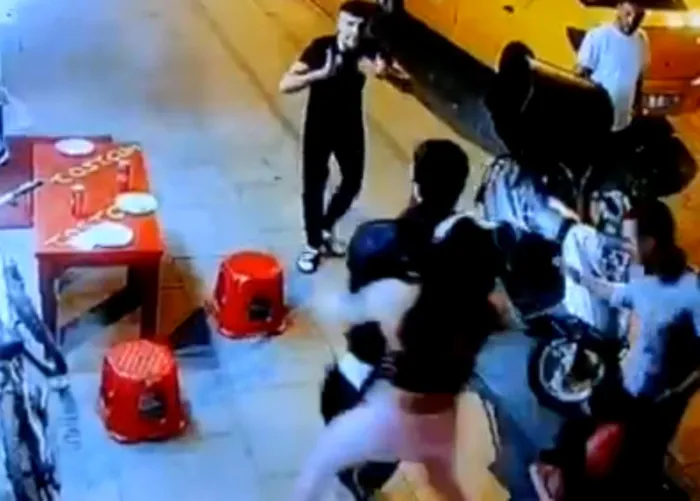 Serkan'ın öldürüldüğü 'yan bakma' kavgası kamerada! İşte dehşet anları - 2