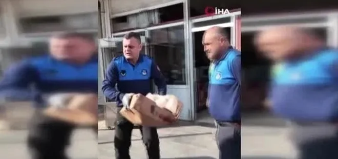 Hatay'daki dönercide mide bulandıran görüntüler