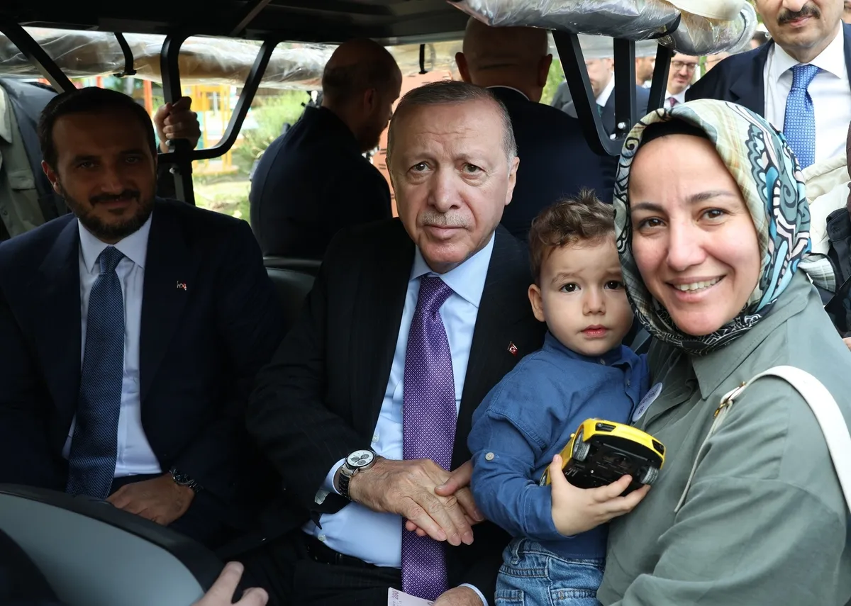 Çocukların neşesine ortak oldu! Başkan Erdoğan'dan AileFest'e sürpriz ziyaret - 2