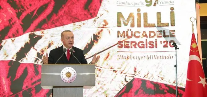 Son dakika: Başkan Erdoğan’dan Cumhuriyetin 97. Yılında Milli Mücadele Sergisi açılış programında önemli açıklamalar