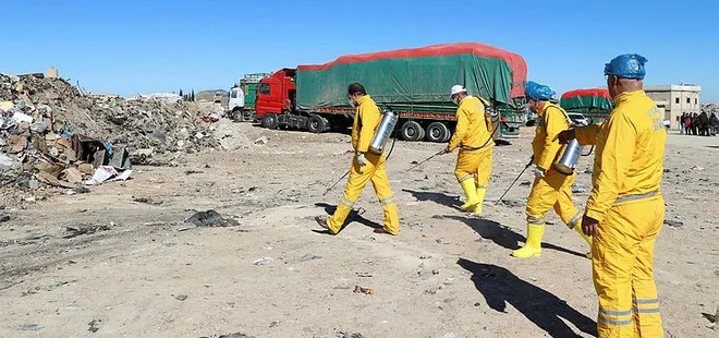 Tel Abyad haşerelere karşı ilaçlandı