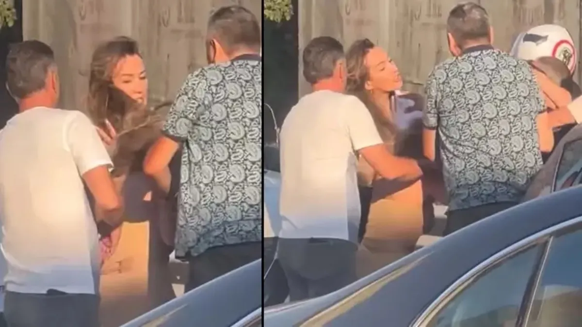 Nişantaşı'nda dehşet anları: Sopayla kadının üzerine yürüdü