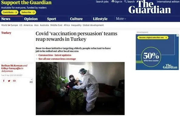 Türkiye'nin aşı ikna timi dünya basınında övgü aldı - 3