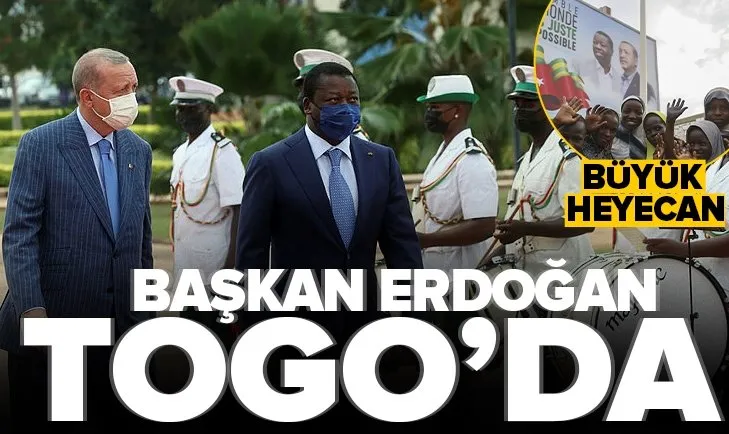 Başkan Erdoğan Afrika turunda! İkinci durak Togo! Cadde ve sokaklarda dikkat çeken afişler