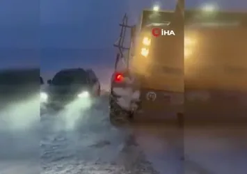 Muş’ta karda mahsur kalan vatandaş kurtarıldı