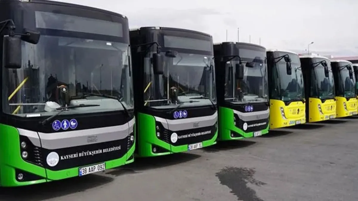 Kayseri'de toplu ulaşım ücretlerine zam