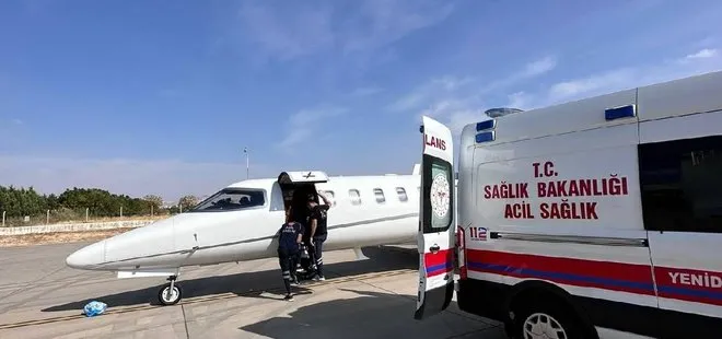 Şırnak’ta uçak ambulans 20 günlük bebek için havalandı