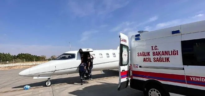 Şırnak'ta uçak ambulans 20 günlük bebek için havalandı