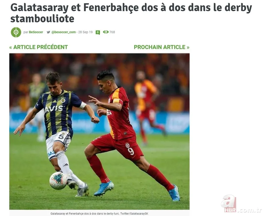 Avrupa Galatasaray-Fenerbahçe derbisini konuştu 9