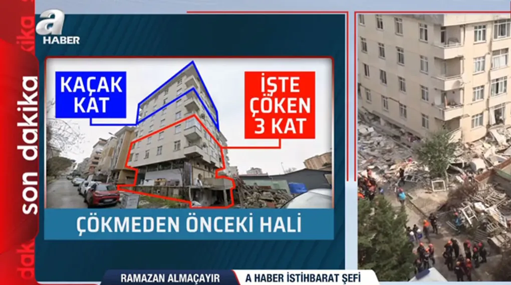Maltepe'de çöken 7 katlı binanın enkazında son durum ne?
