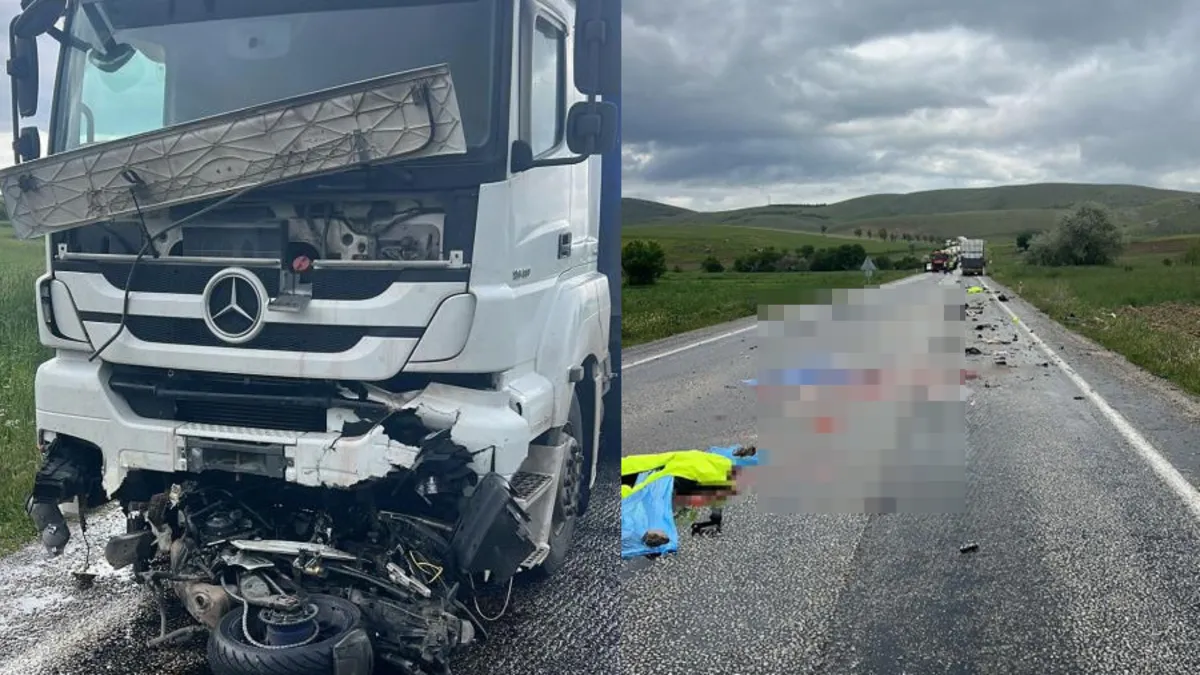 Afyonkarahisar'da korkunç kaza: 1 ölü 1 yaralı