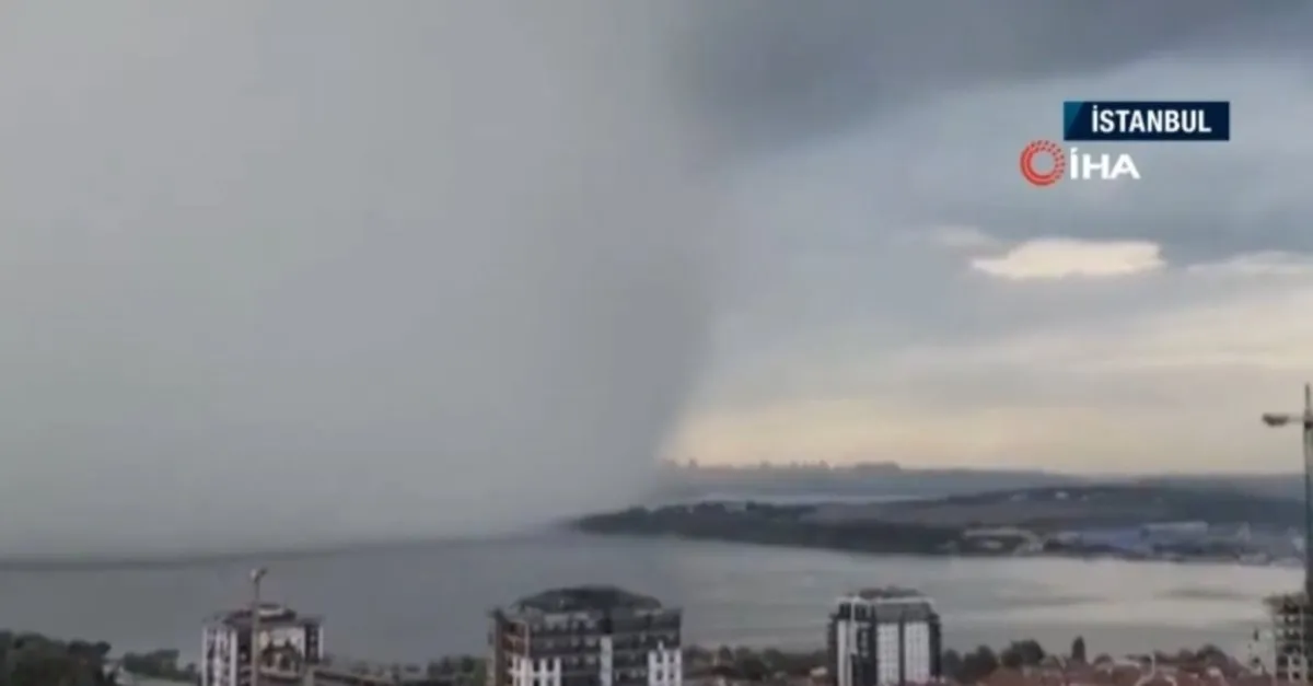 İstanbul’da yağmur bulutu korkuttu