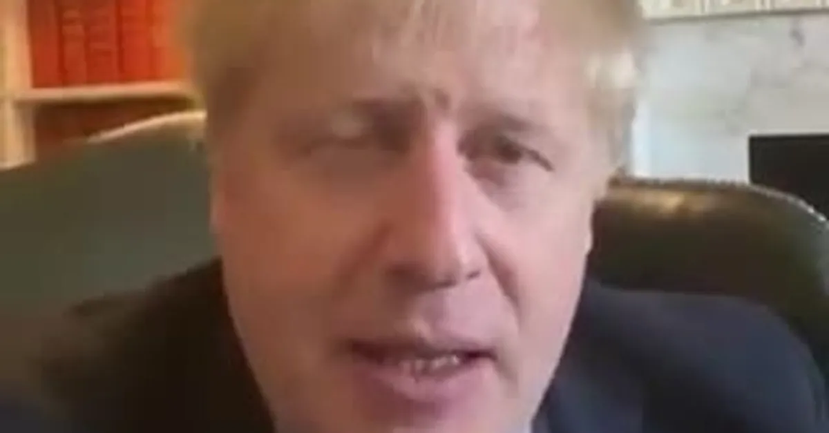 İngiltere Başbakanı Boris Johnson'ın koronavirüs (corona virüs) testi pozitif çıktı! Böyle duyurdu |Video
