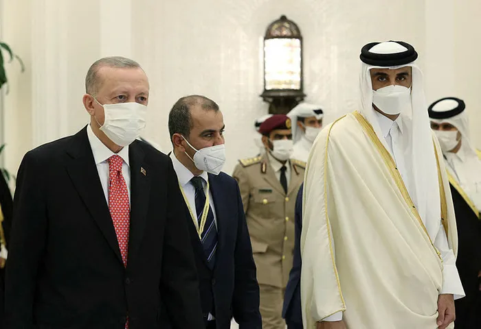 Son dakika: Başkan Erdoğan Katar’da: El Sani ile görüştü