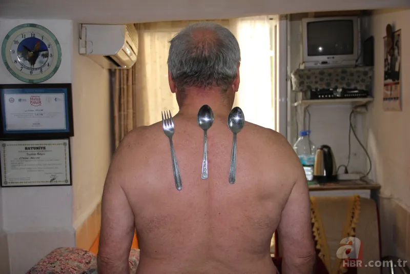 Şanlıurfalı 'mıknatıs adam' görenleri şok etti! Vücudunda bulunan bio enerji ile... 8