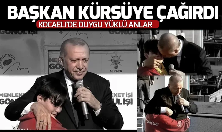 Başkan Erdoğan kürsüye çağırdı! Duygu yüklü anlar