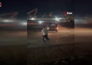 Öfkelenen sürücü ortalığı birbirine kattı