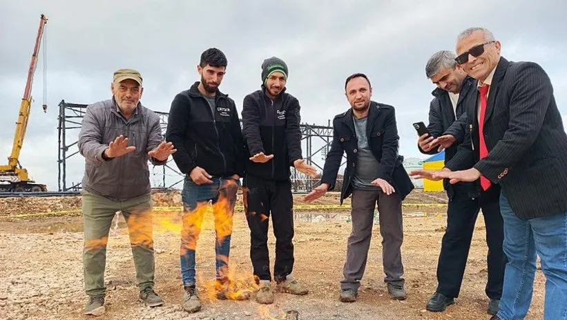 Kazı yapan işçiler doğal gaz buldu! Bursa’da şaşırtan olay