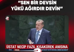 "SEN BİR DEVSİN YÜKÜ AĞIRDIR DEVİN"