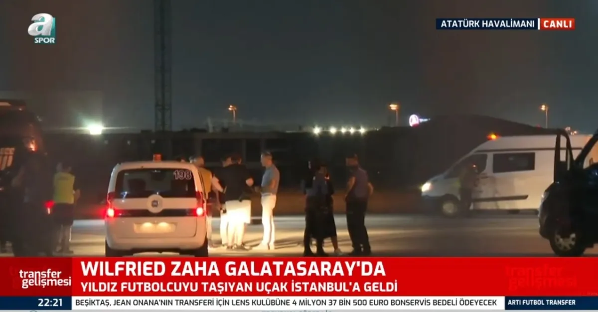 SON DAKİKA I Galatasaray'ın yeni transferi Wilfried Zaha İstanbul'da!