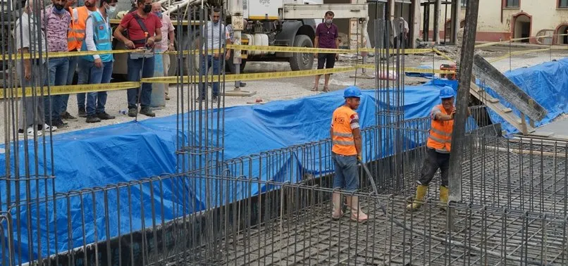 TOKİ’den afetzedelere destek! Kastamonu’da selde yıkılan 16 iş yerinin temeli atıldı