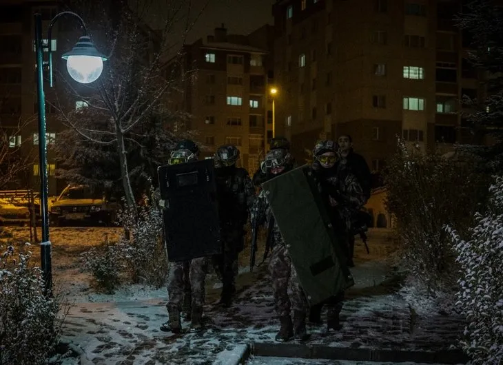 Ankara’da bin polisin katılımıyla narkotik uygulaması