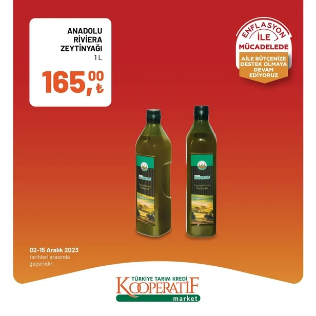 Tarım Kredi Market 11 Aralık indirim kataloğu çıktı! Dev rulo havlu, yumuşatıcı, çay, bütün piliç, tereyağı, tost peyniri, süt, beyaz peynir, pirinç ucuza satışta…