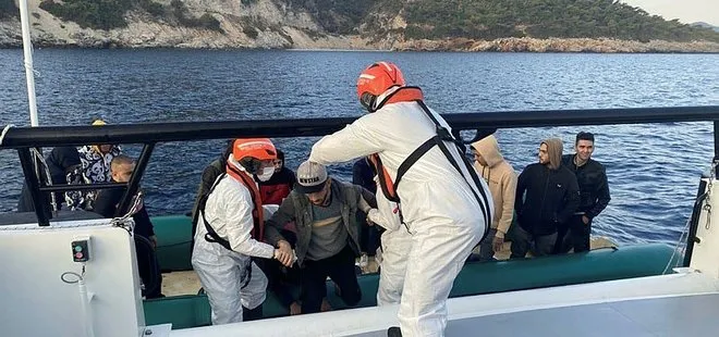 Aydın’da ölüme itilen 51 kaçak göçmen kurtarıldı