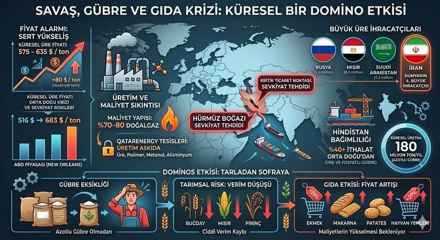 Küresel gıda güvenliği gübre kıskacında: Üre fiyatları rekora koşuyor - 1