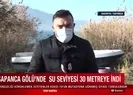 Sapanca Gölünde su seviyesi düştü rıhtımlar ortada kaldı